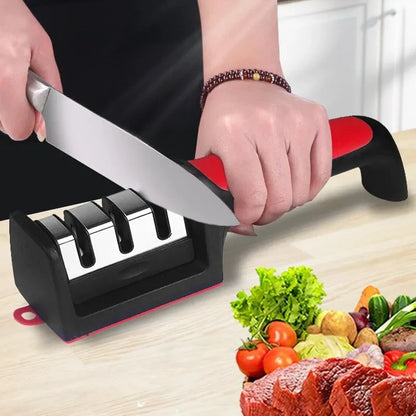 Afiador de Facas 3 em 1 – O Segredo para um Churrasco Perfeito!