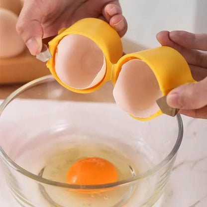 Abridor de Ovos – Chega de Bagunça na Cozinha!